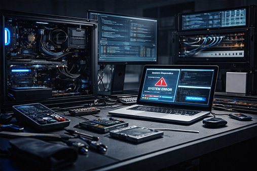 ID-IT - Expert in IT-oplossingen voor bedrijven en particulieren Professionele IT-technicus ID-IT - PC-reparatie en IT-support